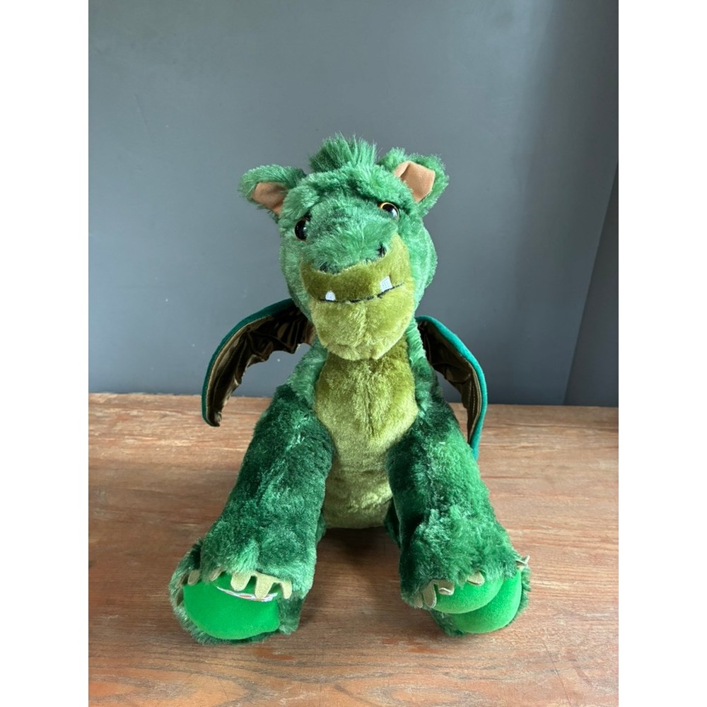 Build A Bear Pete's Green Dragon Elliot Limited Edition 2016 Stuffed Plush 15"